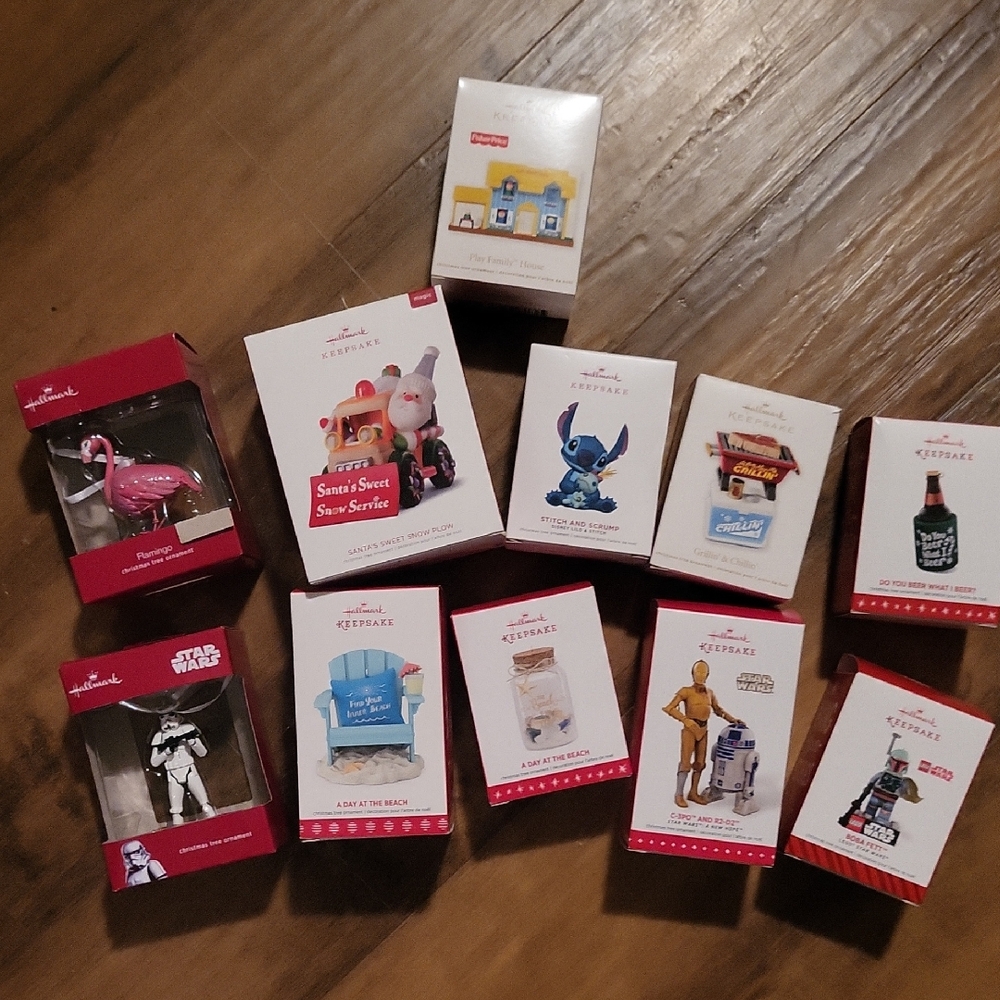 Hallmark Keepsake Ornaments Collection - 11 Total